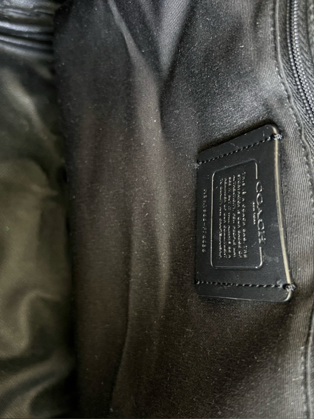 Coach Brown and Black Signature Canvas Tote - Picture 8 of 9